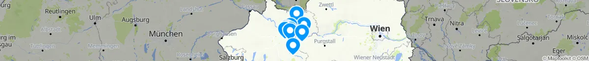 Map view for Pharmacies emergency services nearby Bad Kreuzen (Perg, Oberösterreich)